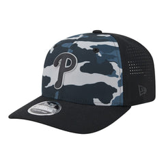 Philadelphia Phillies Tonal Camo 9SEVENTY Stretch-Snap Hat Black