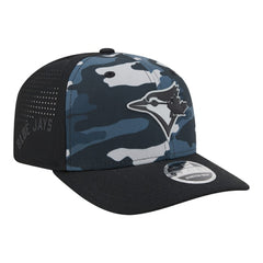 Toronto Blue Jays Tonal Camo 9SEVENTY Stretch-Snap Hat Black