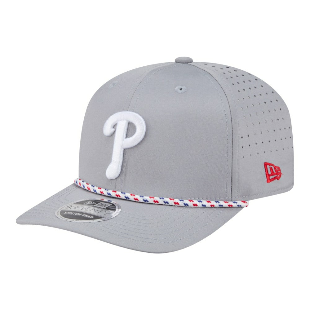 Philadelphia Phillies Sport Rope 9SEVENTY Adjustable Hat Gray