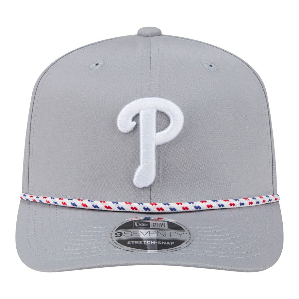 Philadelphia Phillies Sport Rope 9SEVENTY Adjustable Hat Gray