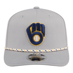Milwaukee Brewers Sport Rope 9SEVENTY Adjustable Hat Gray