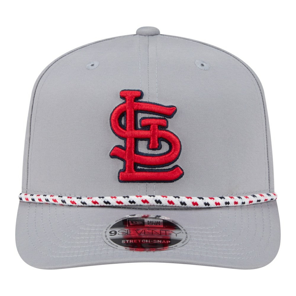 St. Louis Cardinals Sport Rope 9SEVENTY Adjustable Hat Gray