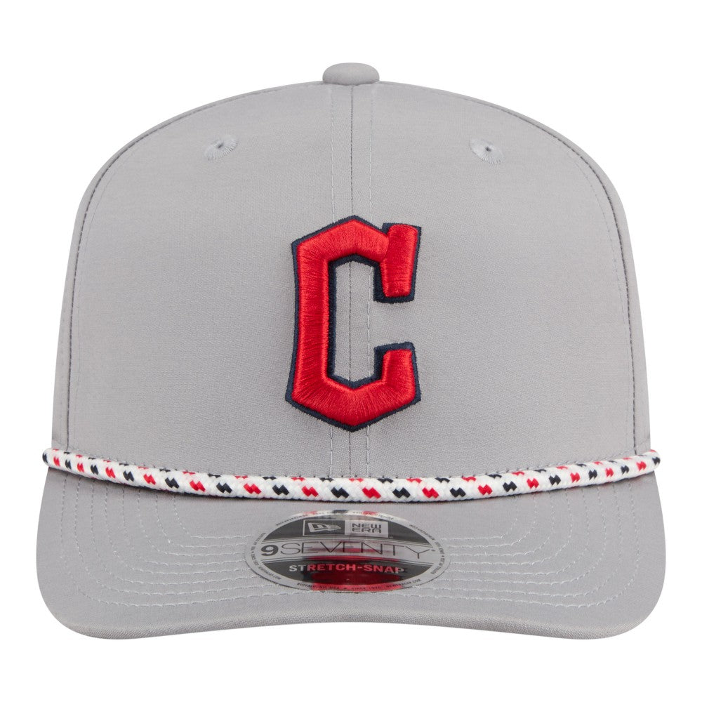 Cleveland Guardians Sport Rope 9SEVENTY Adjustable Hat Gray