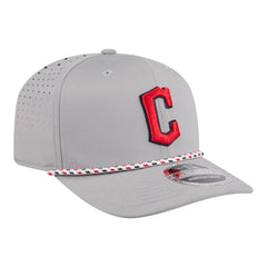 Cleveland Guardians Sport Rope 9SEVENTY Adjustable Hat Gray