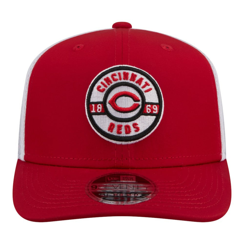 Cincinnati Reds Active 9SEVENTY Adjustable Trucker Hat Red