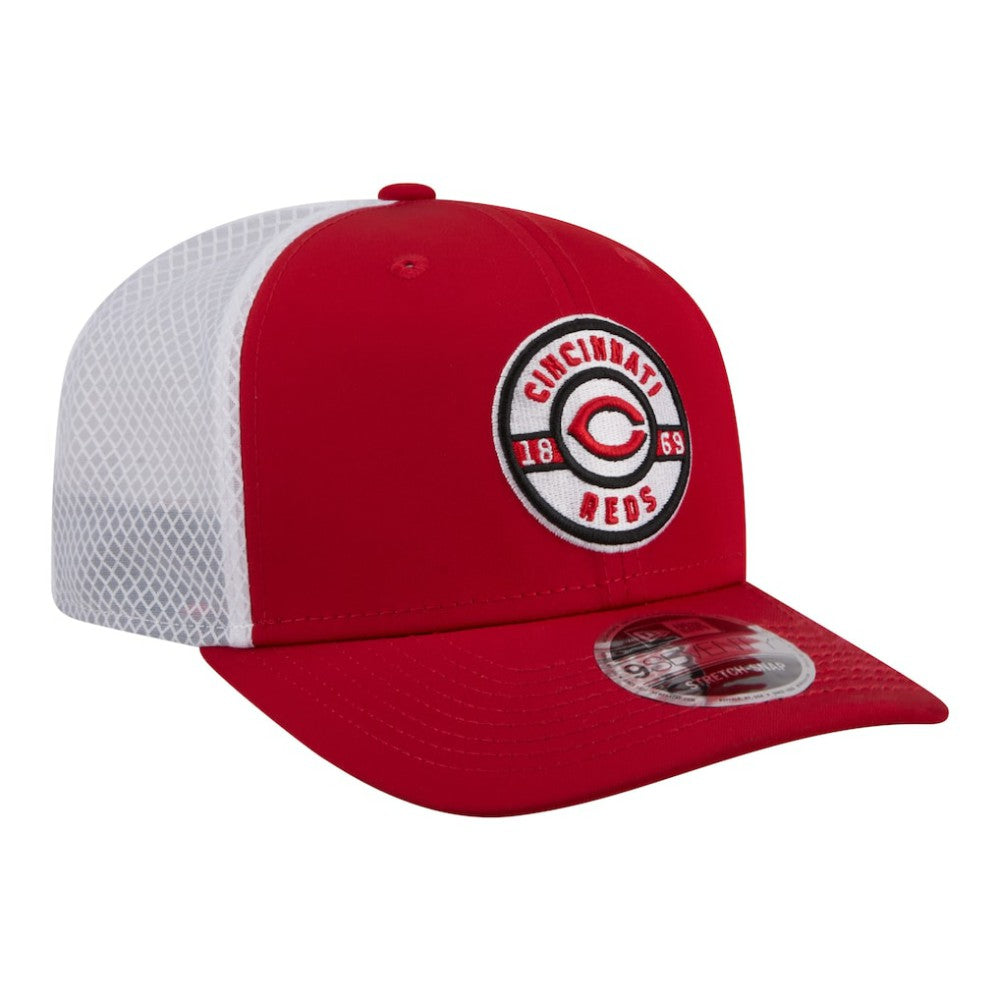 Cincinnati Reds Active 9SEVENTY Adjustable Trucker Hat Red