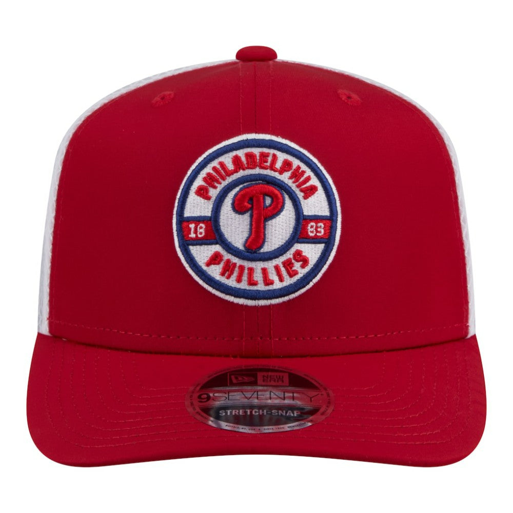 Philadelphia Phillies Active 9SEVENTY Adjustable Trucker Hat Red