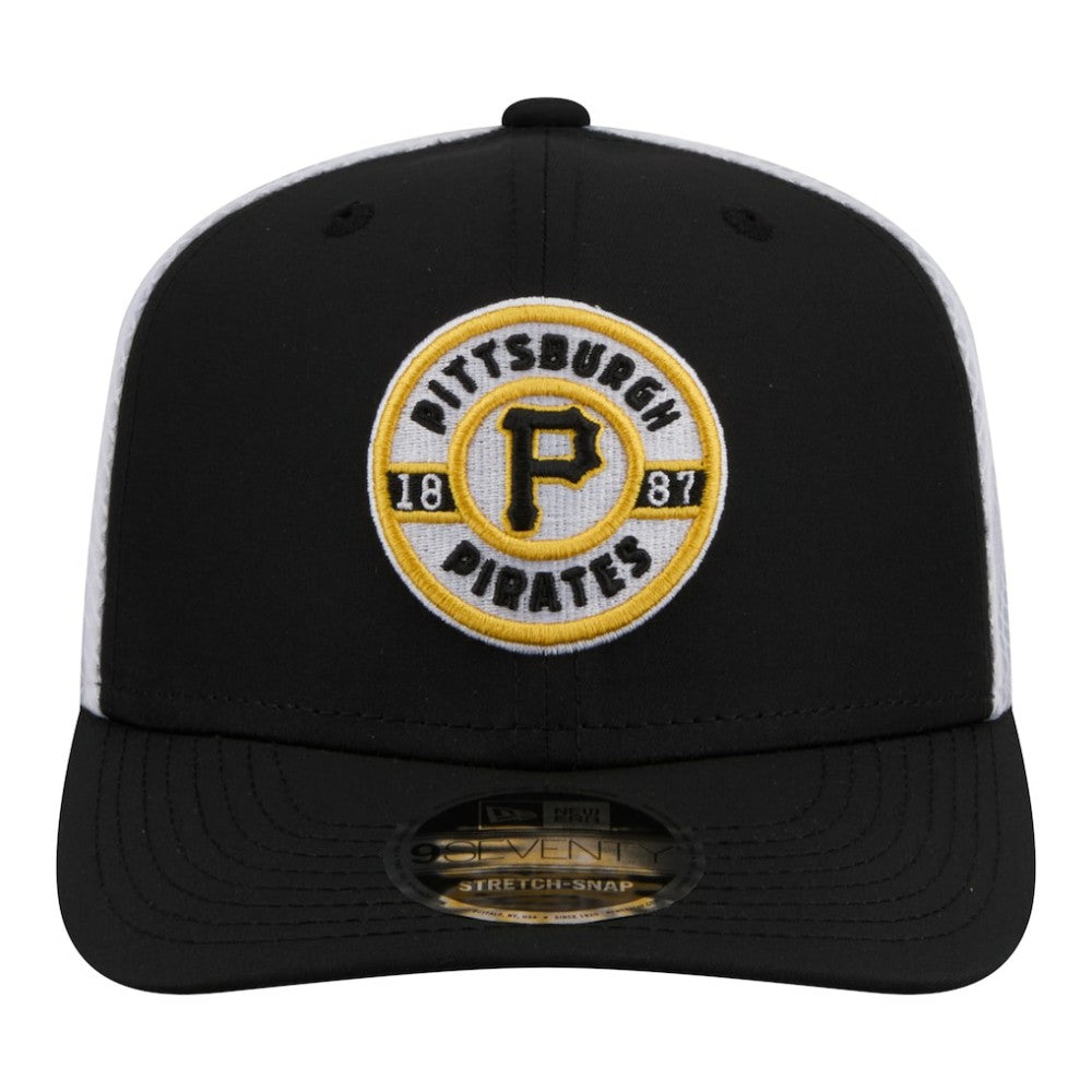 Pittsburgh Pirates Active 9SEVENTY Adjustable Trucker Hat Black