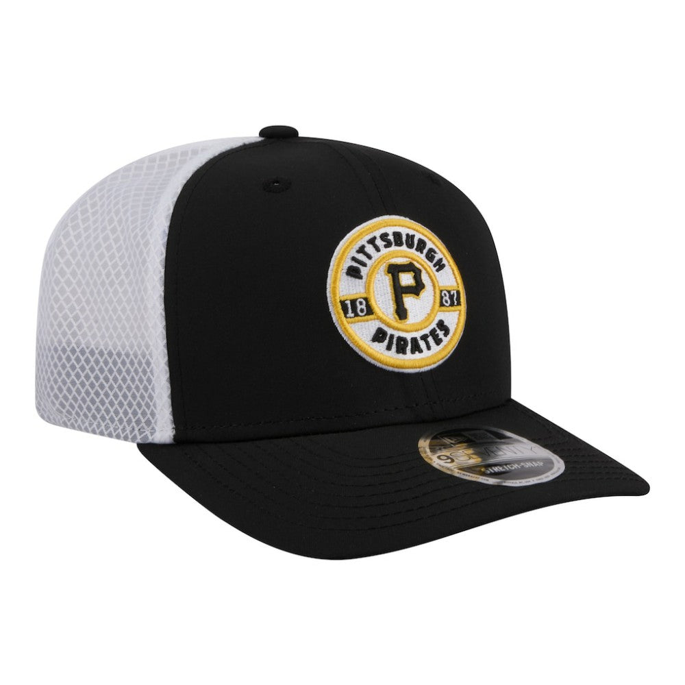 Pittsburgh Pirates Active 9SEVENTY Adjustable Trucker Hat Black