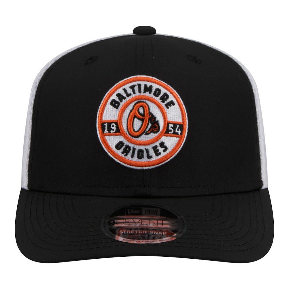 Baltimore Orioles Active 9SEVENTY Adjustable Trucker Hat Black
