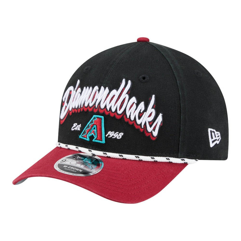 Arizona Diamondbacks Team Loyal 9FORTY M-Crown Adjustable Hat Black/Red