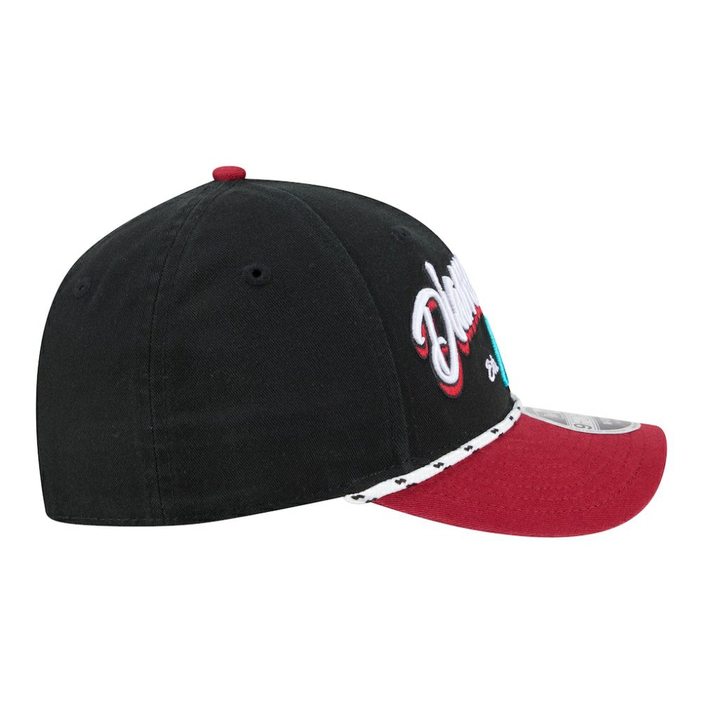 Arizona Diamondbacks Team Loyal 9FORTY M-Crown Adjustable Hat Black/Red