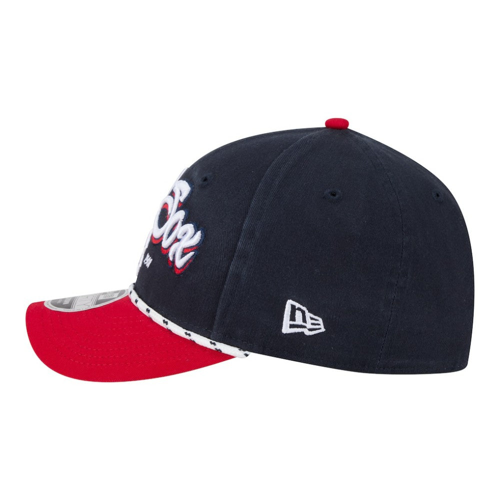 Boston Red Sox Team Loyal 9FORTY M-Crown Adjustable Hat Navy/Red
