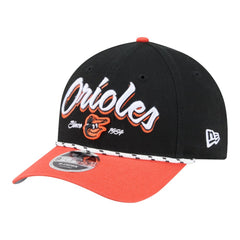 Baltimore Orioles Team Loyal 9FORTY M-Crown Adjustable Hat Black/Orange