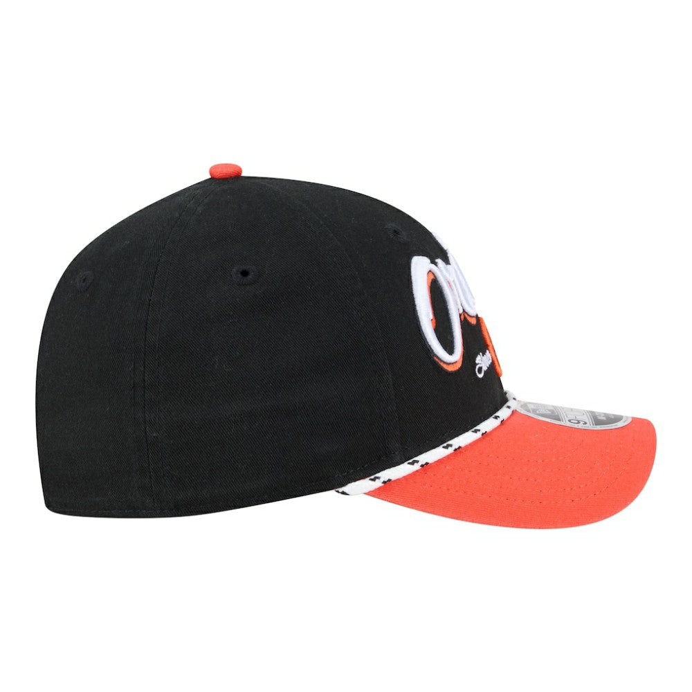 Baltimore Orioles Team Loyal 9FORTY M-Crown Adjustable Hat Black/Orange