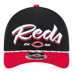 Cincinnati Reds Team Loyal 9FORTY M-Crown Adjustable Hat Black/Red