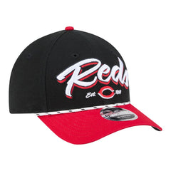 Cincinnati Reds Team Loyal 9FORTY M-Crown Adjustable Hat Black/Red