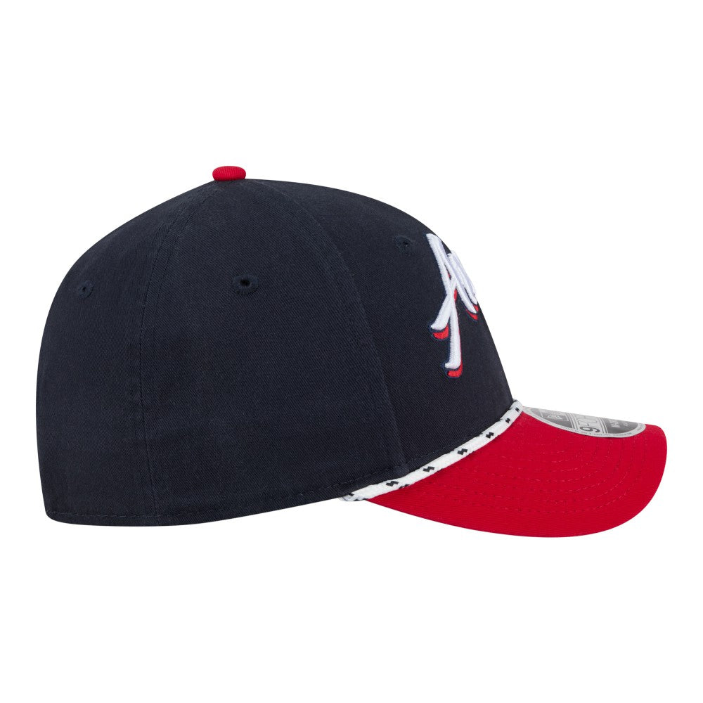 Los Angeles Angels Team Loyal 9FORTY M-Crown Adjustable Hat Navy/Red