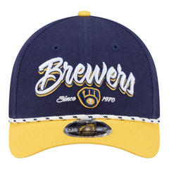 Milwaukee Brewers Team Loyal 9FORTY M-Crown Adjustable Hat Navy/Gold