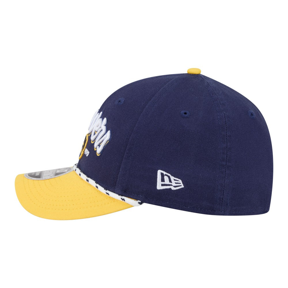 Milwaukee Brewers Team Loyal 9FORTY M-Crown Adjustable Hat Navy/Gold