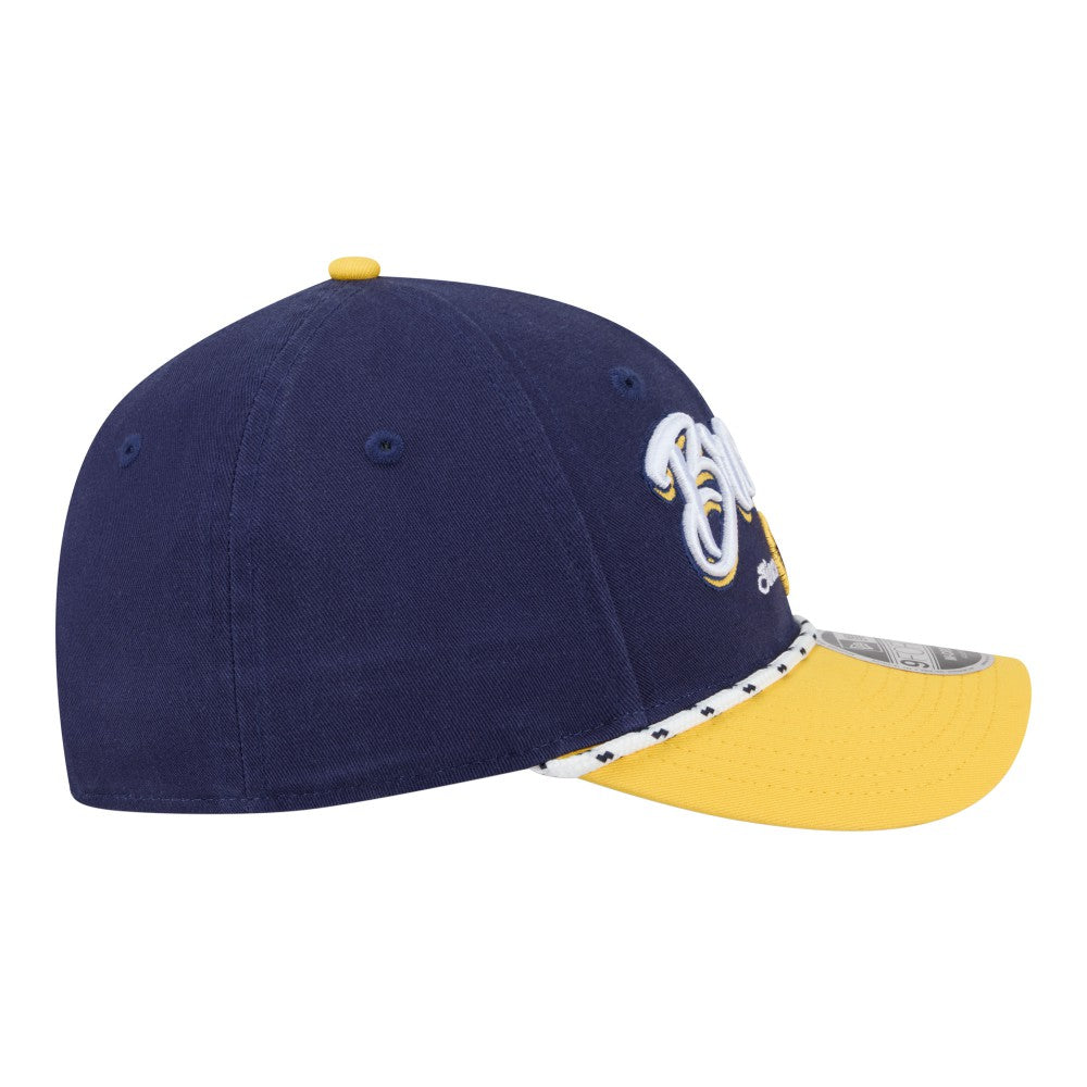 Milwaukee Brewers Team Loyal 9FORTY M-Crown Adjustable Hat Navy/Gold