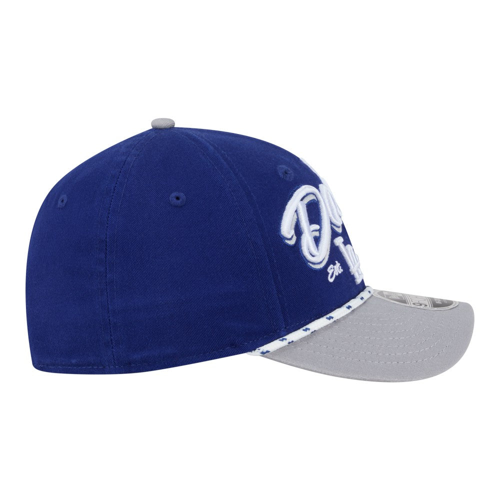 Los Angeles Dodgers Team Loyal 9FORTY M-Crown Adjustable Hat Royal/Gray