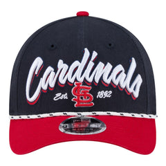 St. Louis Cardinals Team Loyal 9FORTY M-Crown Adjustable Hat Navy/Red