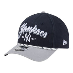 New York Yankees Team Loyal 9FORTY M-Crown Adjustable Hat Navy/Gray