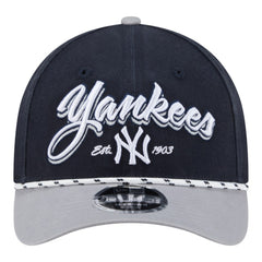 New York Yankees Team Loyal 9FORTY M-Crown Adjustable Hat Navy/Gray
