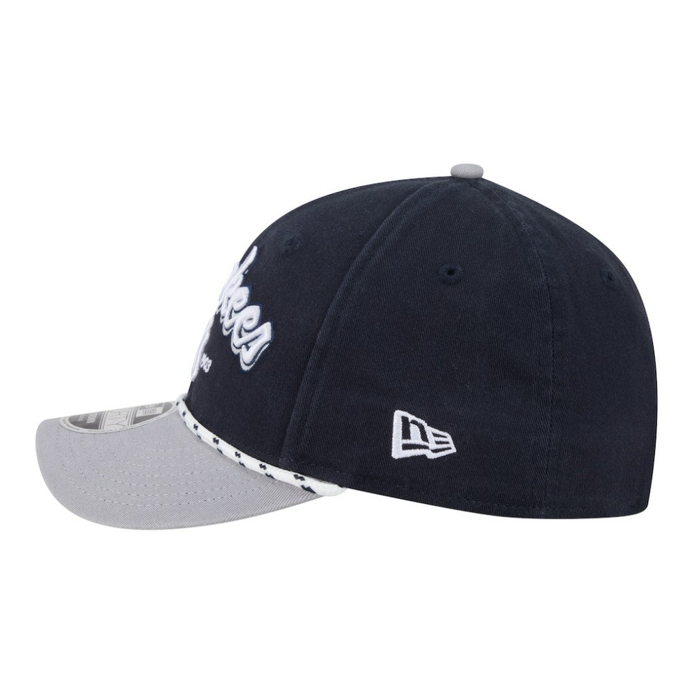 New York Yankees Team Loyal 9FORTY M-Crown Adjustable Hat Navy/Gray