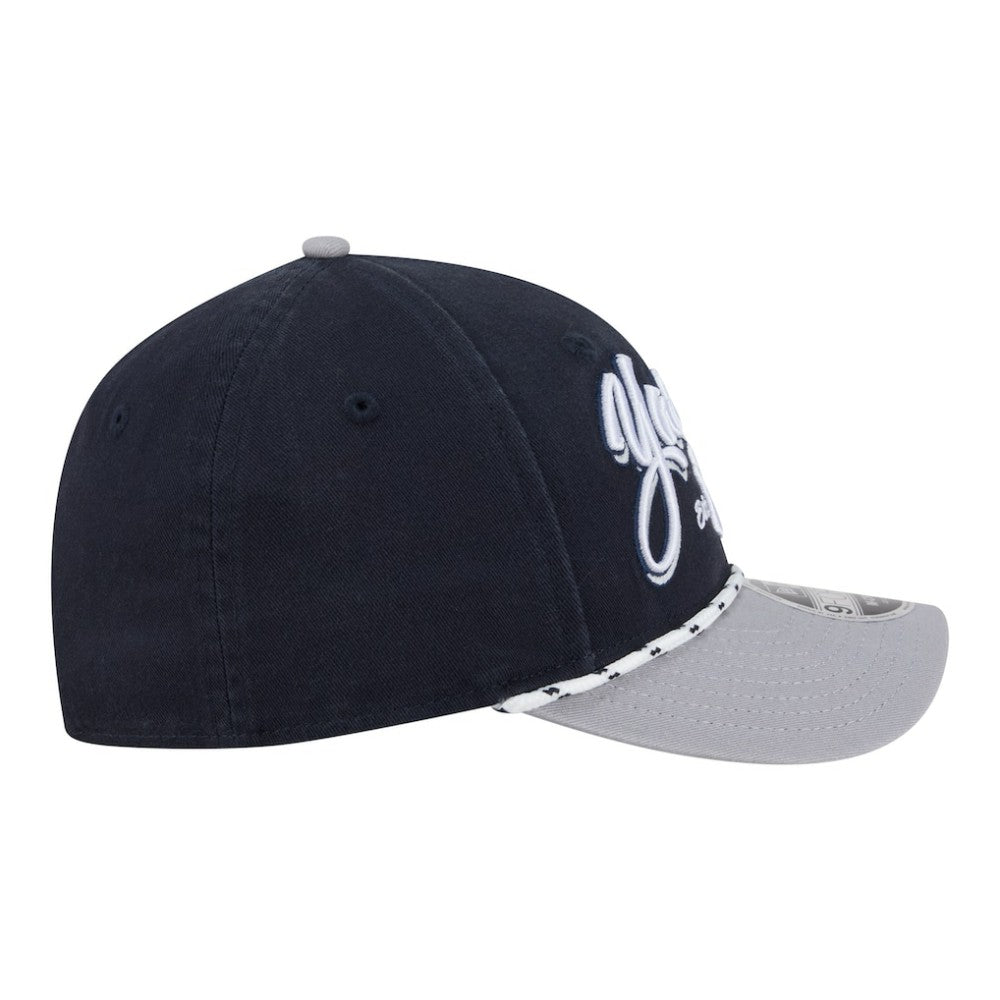 New York Yankees Team Loyal 9FORTY M-Crown Adjustable Hat Navy/Gray