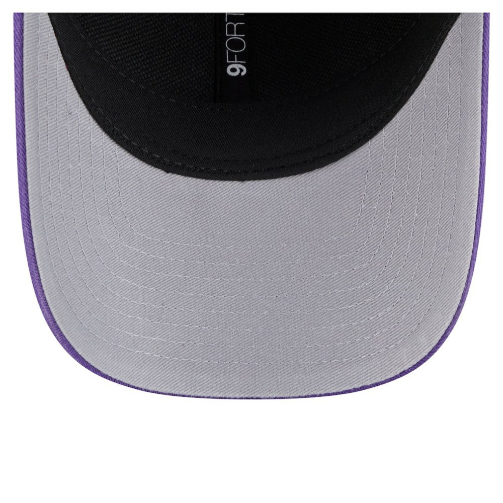 Colorado Rockies Team Loyal 9FORTY M-Crown Adjustable Hat Black/Purple