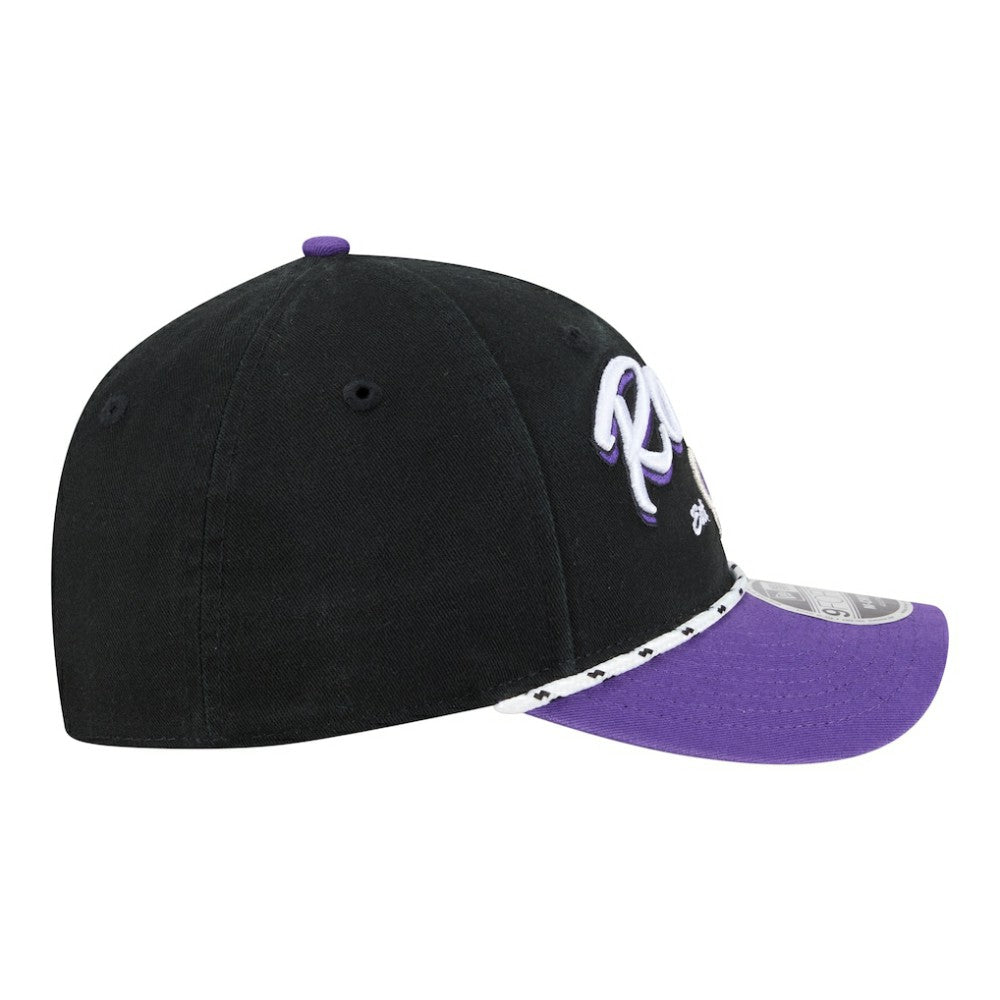 Colorado Rockies Team Loyal 9FORTY M-Crown Adjustable Hat Black/Purple