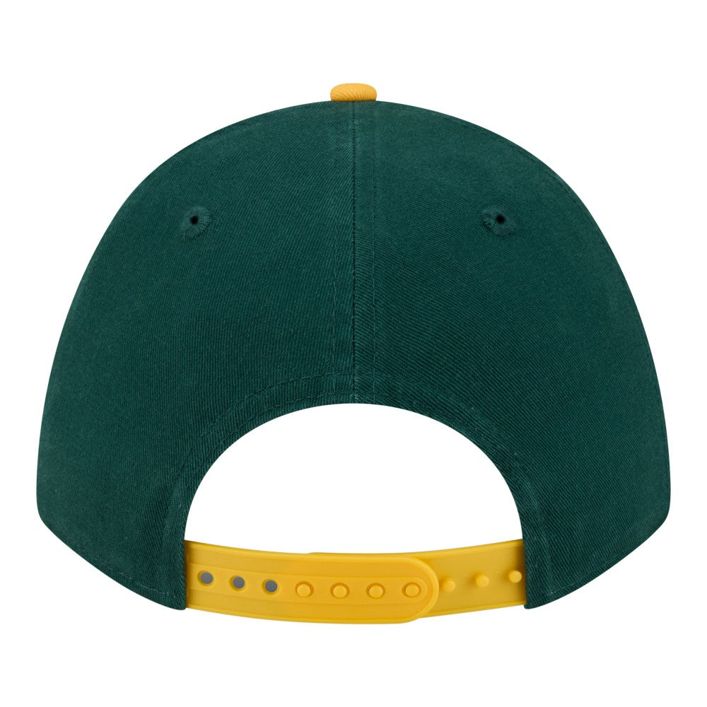 Athletics Team Loyal 9FORTY M-Crown Adjustable Hat Green/Gold