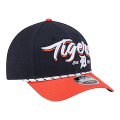 Detroit Tigers Team Loyal 9FORTY M-Crown Adjustable Hat Navy/Orange