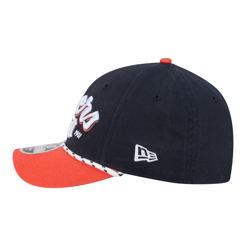 Detroit Tigers Team Loyal 9FORTY M-Crown Adjustable Hat Navy/Orange