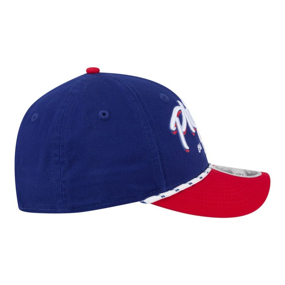 Philadelphia Phillies Team Loyal 9FORTY M-Crown Adjustable Hat Royal/Red