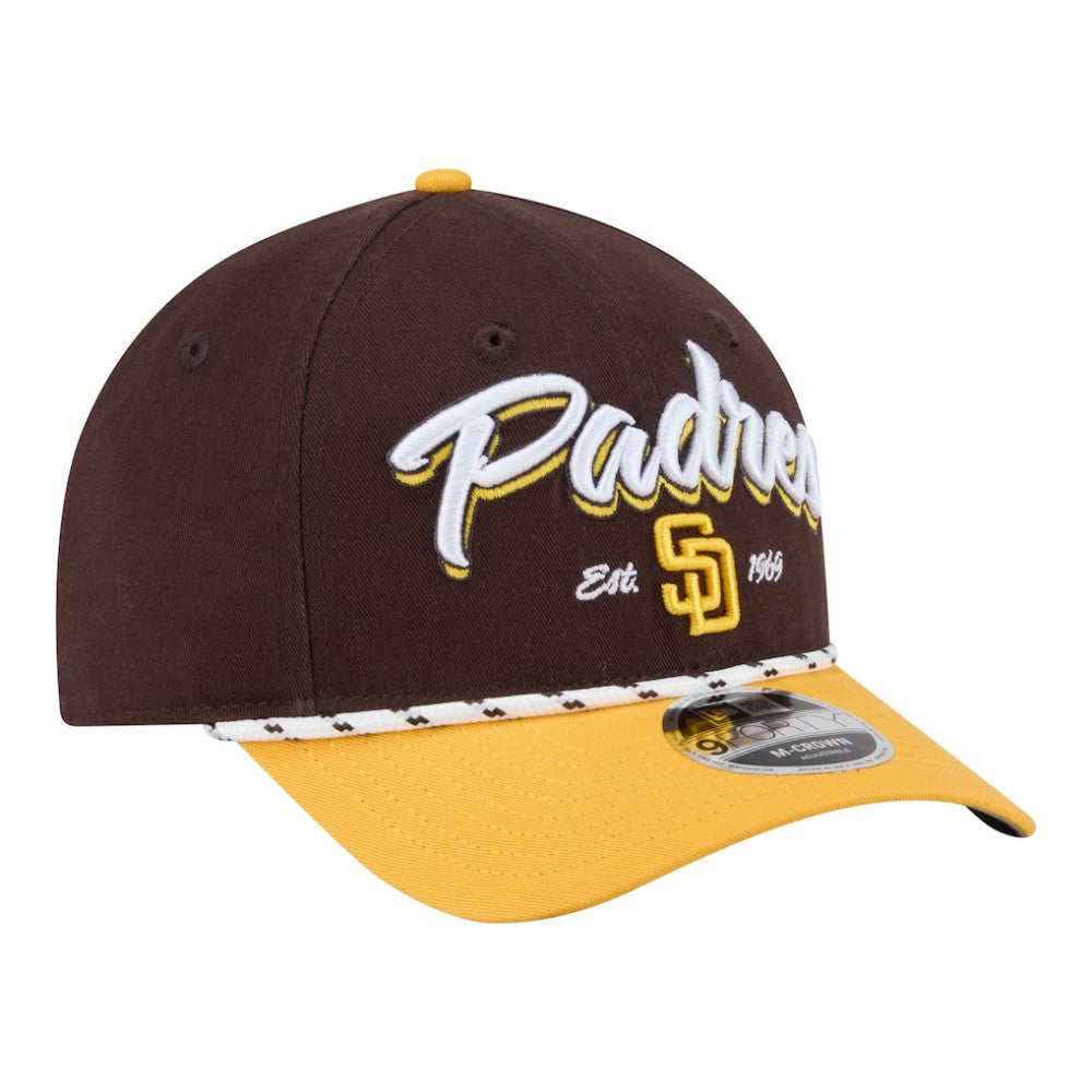 San Diego Padres Team Loyal 9FORTY M-Crown Adjustable Hat Brown/Gold