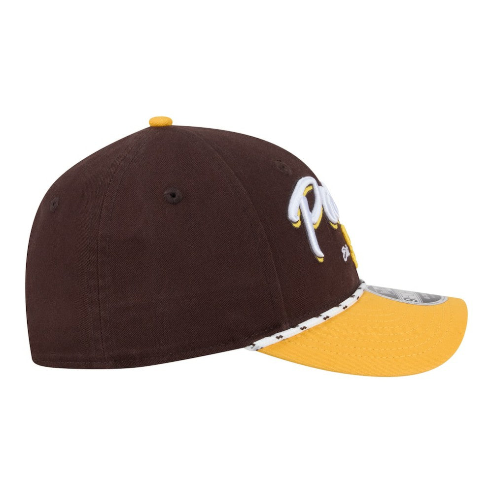 San Diego Padres Team Loyal 9FORTY M-Crown Adjustable Hat Brown/Gold