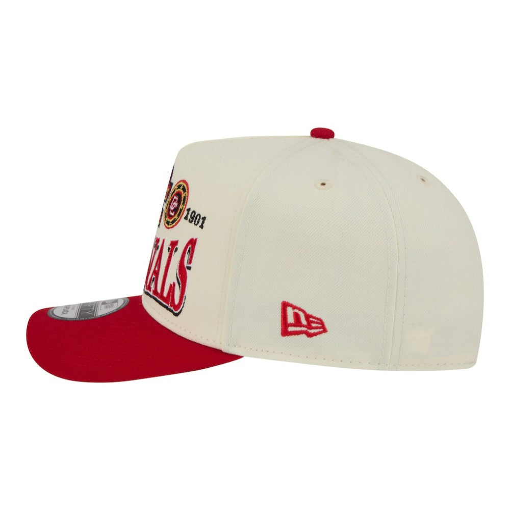 Washington Nationals Throwback Tri-Hit A-Frame 9FIFTY Adjustable Hat Cream