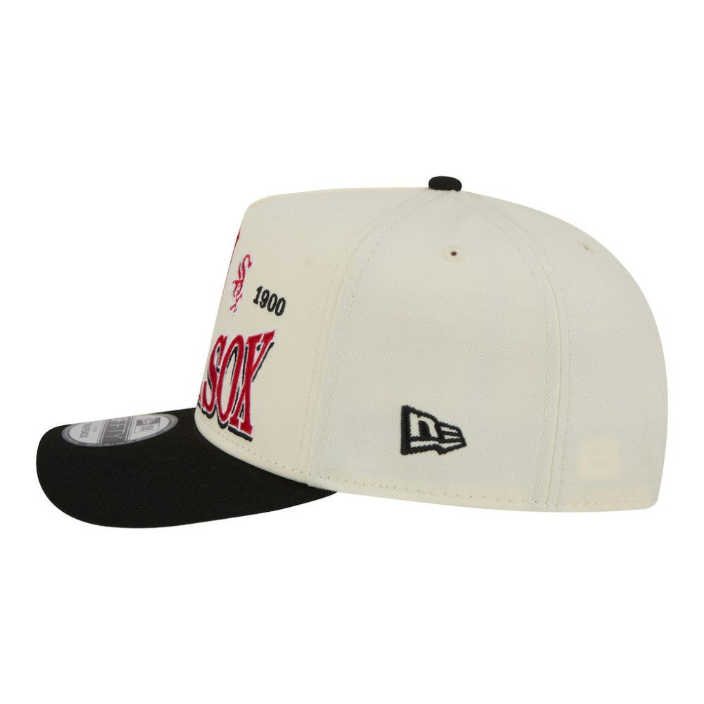 Chicago White Sox Throwback Tri-Hit A-Frame 9FIFTY Adjustable Hat Cream