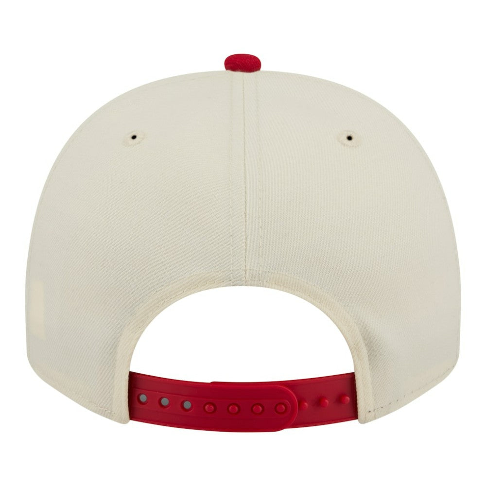 Cincinnati Reds Throwback Tri-Hit A-Frame 9FIFTY Adjustable Hat Cream