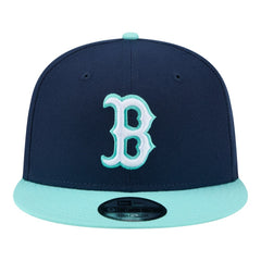 Boston Red Sox Two-Tone Color Pack 9FIFTY Snapback Hat Navy/Turquoise
