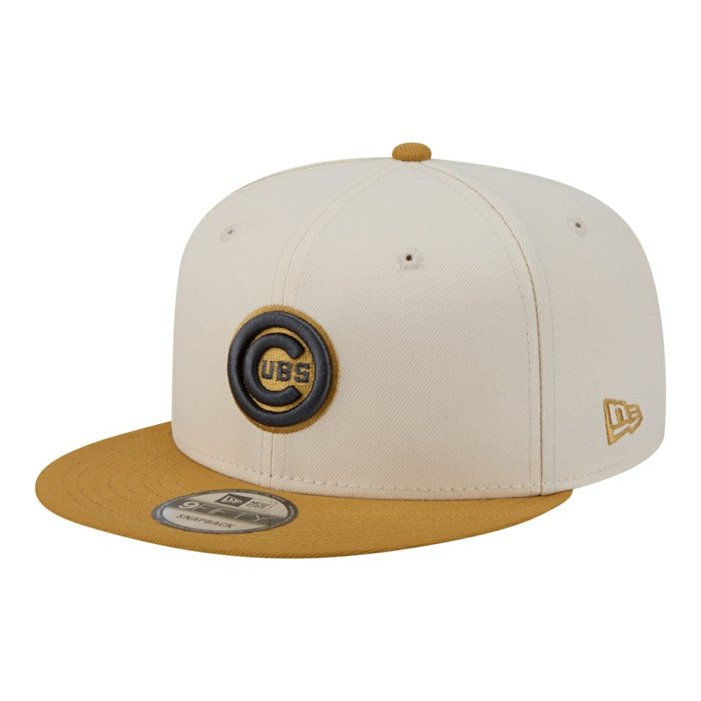 Chicago Cubs 2-Tone Color Pack 9FIFTY Snapback Hat Light Beige/Khaki