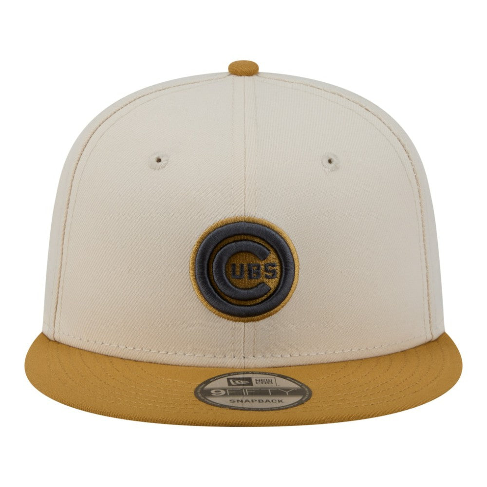 Chicago Cubs 2-Tone Color Pack 9FIFTY Snapback Hat Light Beige/Khaki
