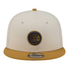 Chicago Cubs 2-Tone Color Pack 9FIFTY Snapback Hat Light Beige/Khaki
