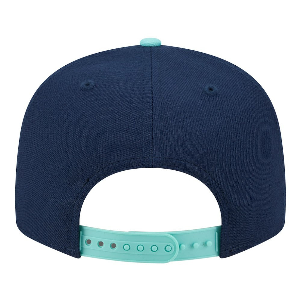 Cincinnati Reds 2-Tone Color Pack 9FIFTY Snapback Hat Navy/Turquoise