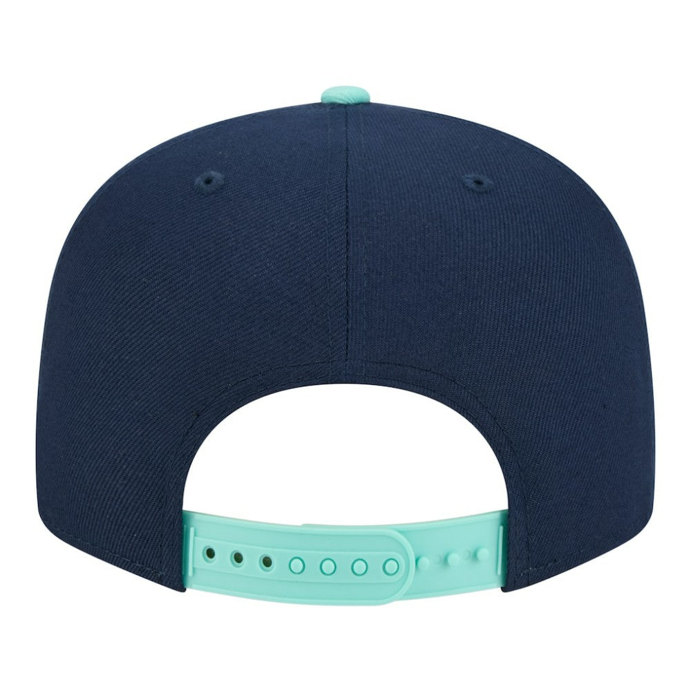 Detroit Tigers 2-Tone Color Pack 9FIFTY Snapback Hat Navy/Turquoise