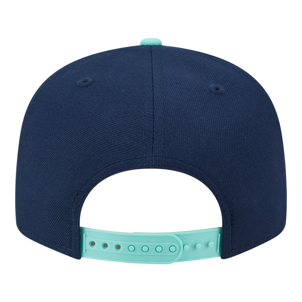 Los Angeles Angels Two-Tone Color Pack 9FIFTY Snapback Hat Navy/Turquoise