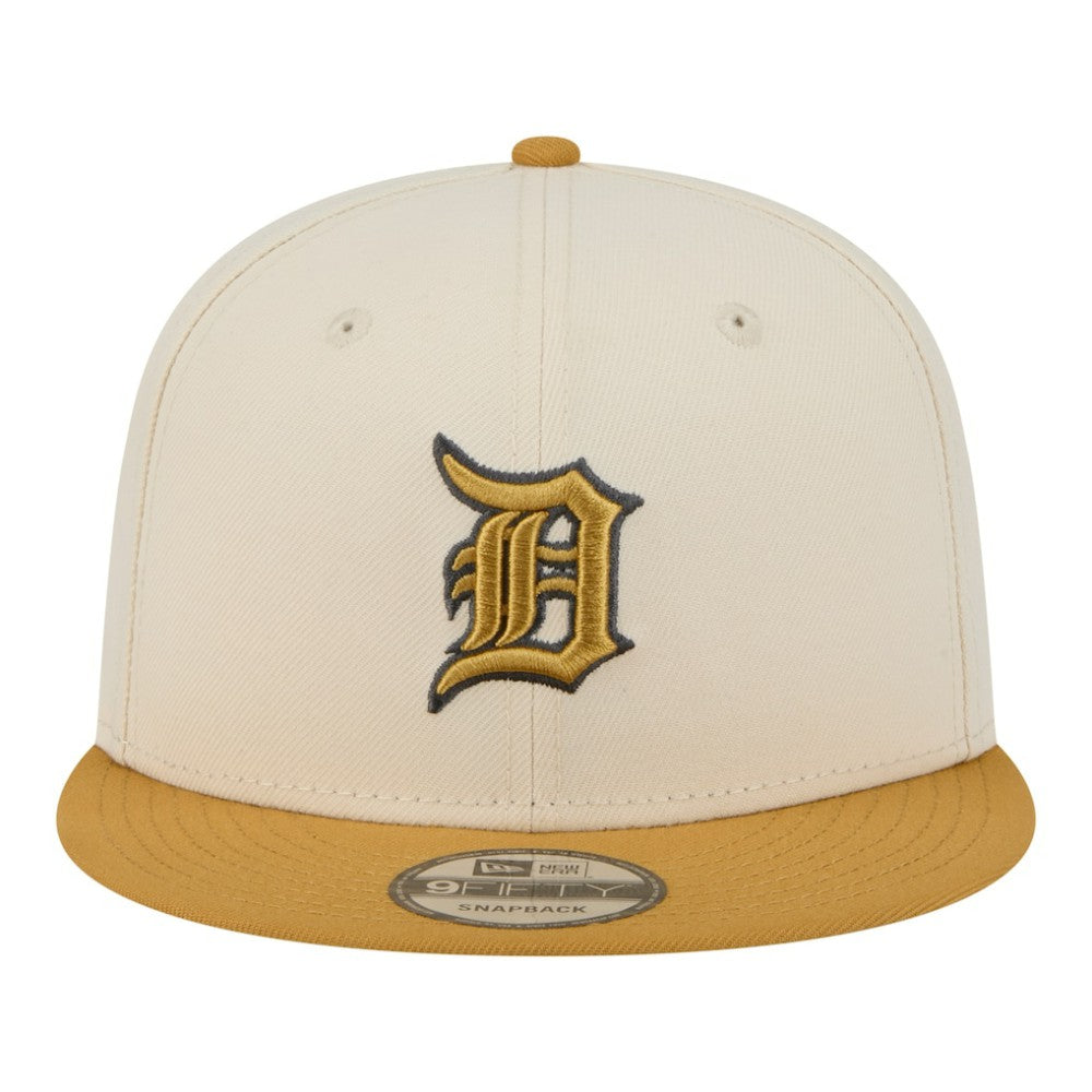 Detroit Tigers 2-Tone Color Pack 9FIFTY Snapback Hat Light Beige/Khaki
